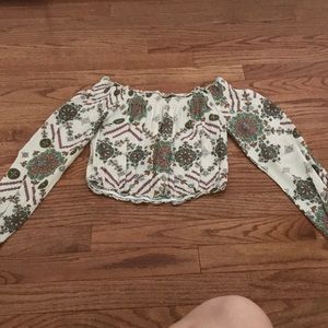 Off the shoulder blouse